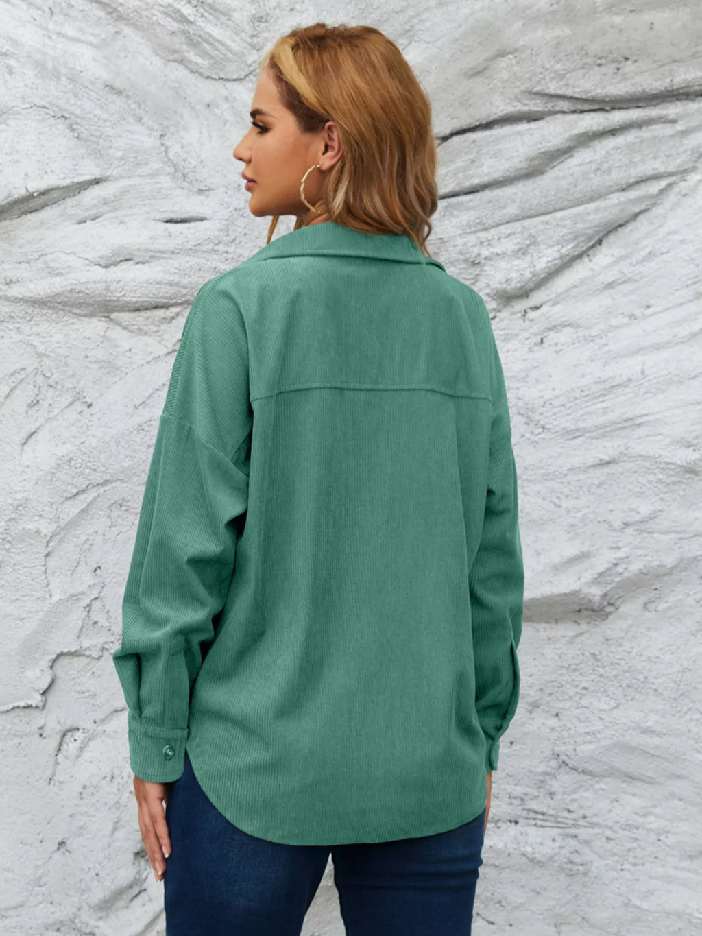 Corduroy Button-up Shirt (17)