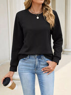 Textured Crew Neck Sweatshirt (14)
