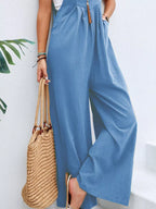 Full Size Casual Wide-leg Overalls Pockets Plus (18)