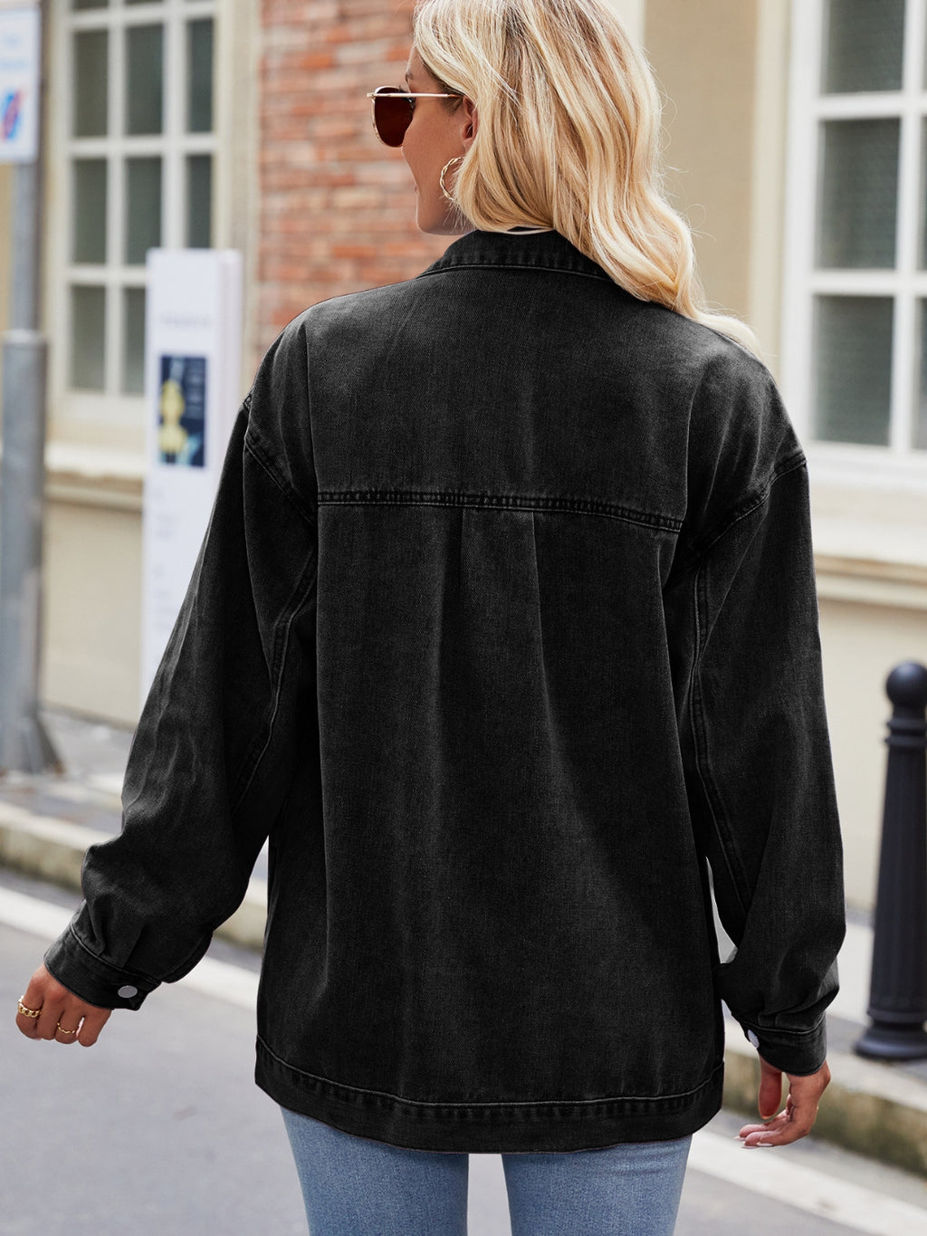 Button Up Denim Jacket Pockets (16)