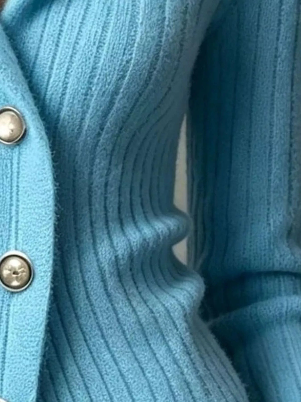 Full Size Ribbed Knit Button-down Front Cardigan Plus (14)