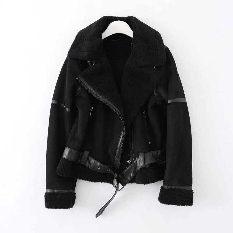 Fleece Autumn Winter Suede Fur Jacket Motorcycle variant CJFP168956401AZ|CJFP168956402BY|CJFP168956403CX|CJFP168956404DW|CJFP168956405EV