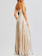 Split Sweetheart Neck Tube Maxi Dress (10)