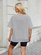 Round Neck Short Sleeve T-shirt (16)