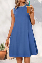 Round Neck Sleeveless Mini Tank Dress (15)