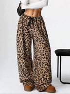Leopard Wide Leg Plush Pants (3)