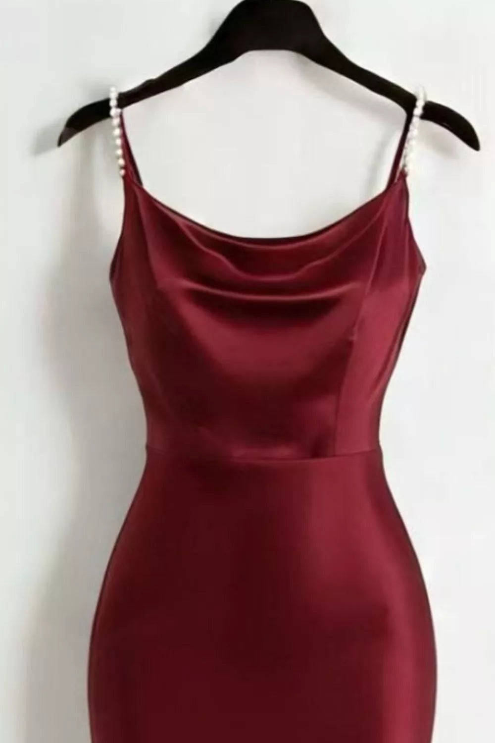 Pearl Strap Cowl Neck Satin Maxi Dress (5)