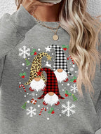Faceless Gnomes Graphic Drop Shoulder Sweatshirt (26)