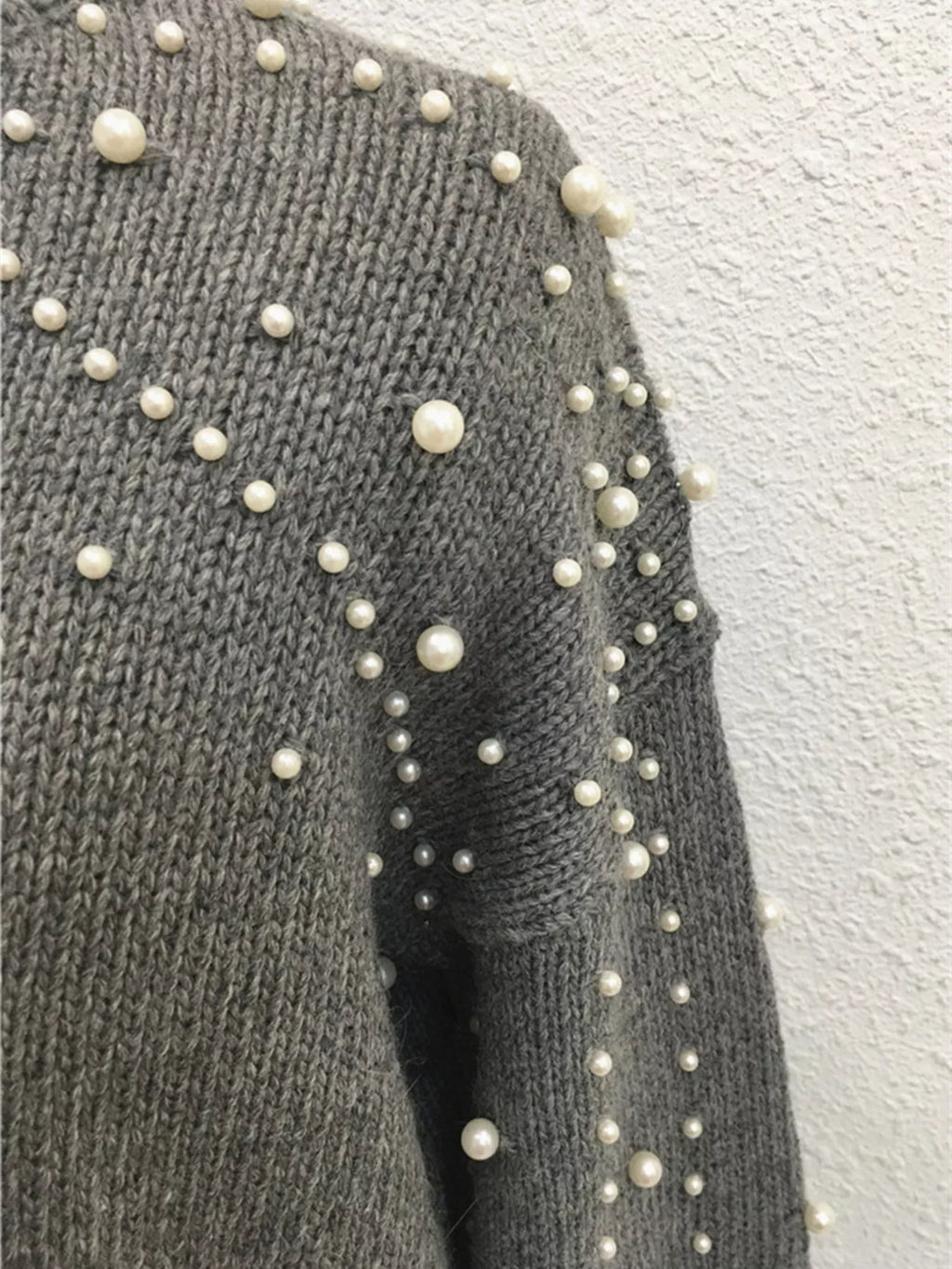 Pearl-embellished Mock Neck Sweater (14)