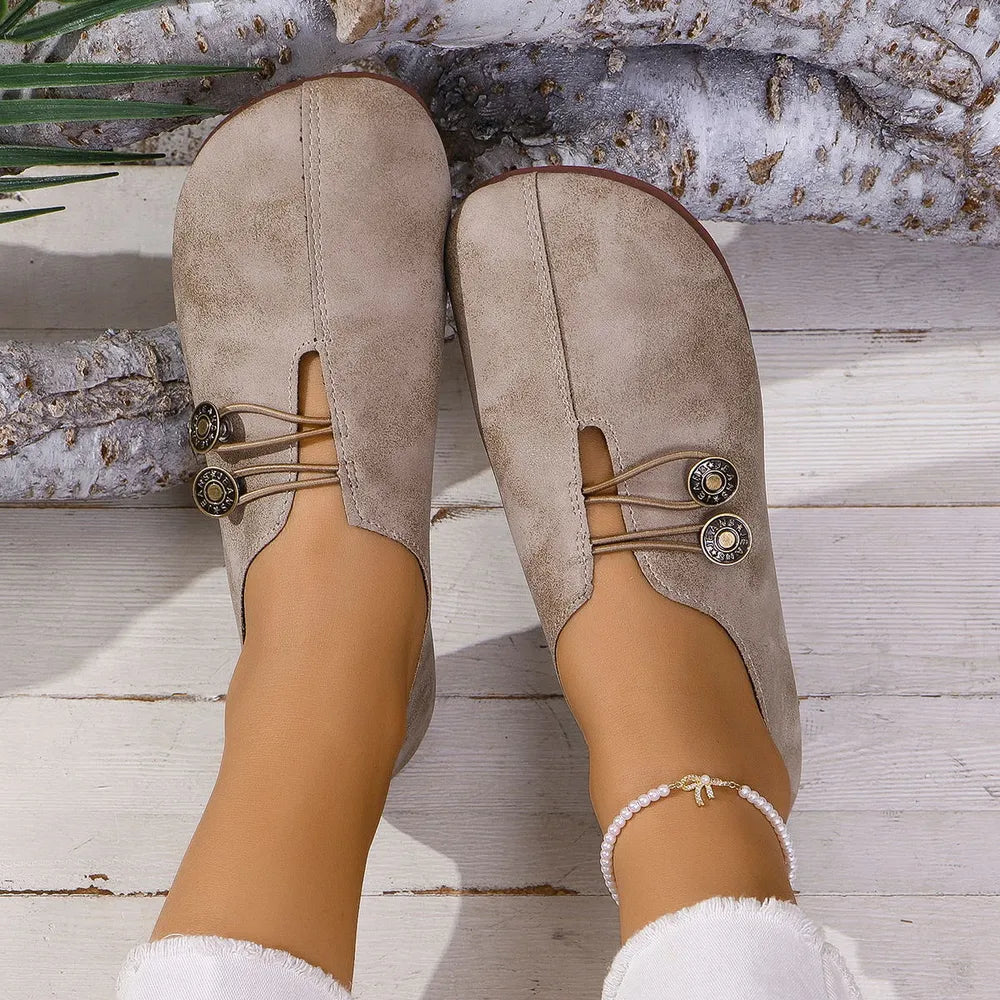 Round Toe Flat Slip-ons (7)