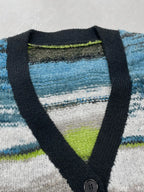 Gradient Stripe Button-up Cardigan (13)