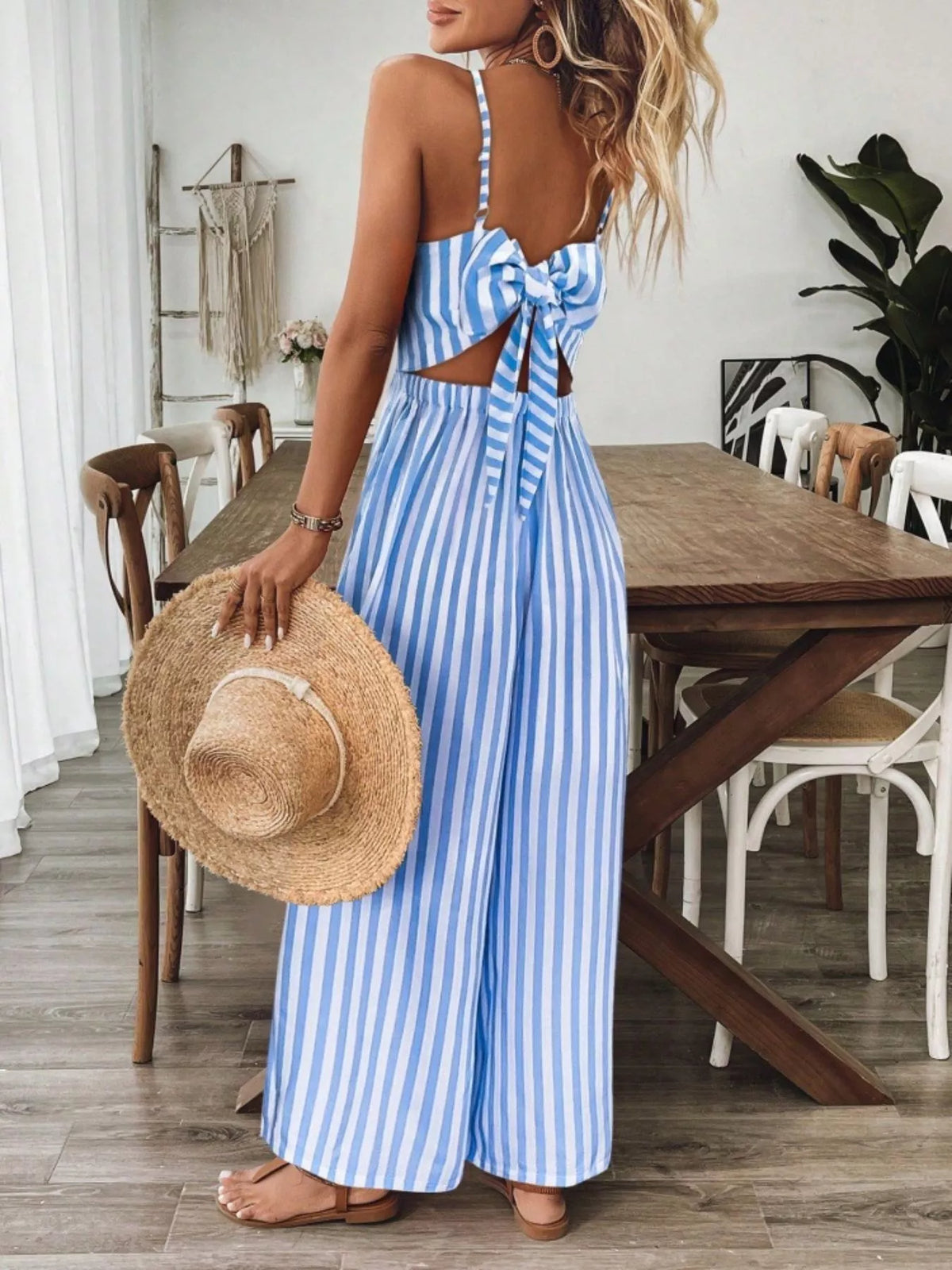 Spaghetti Strap Wide Leg Jumpsuit (12)