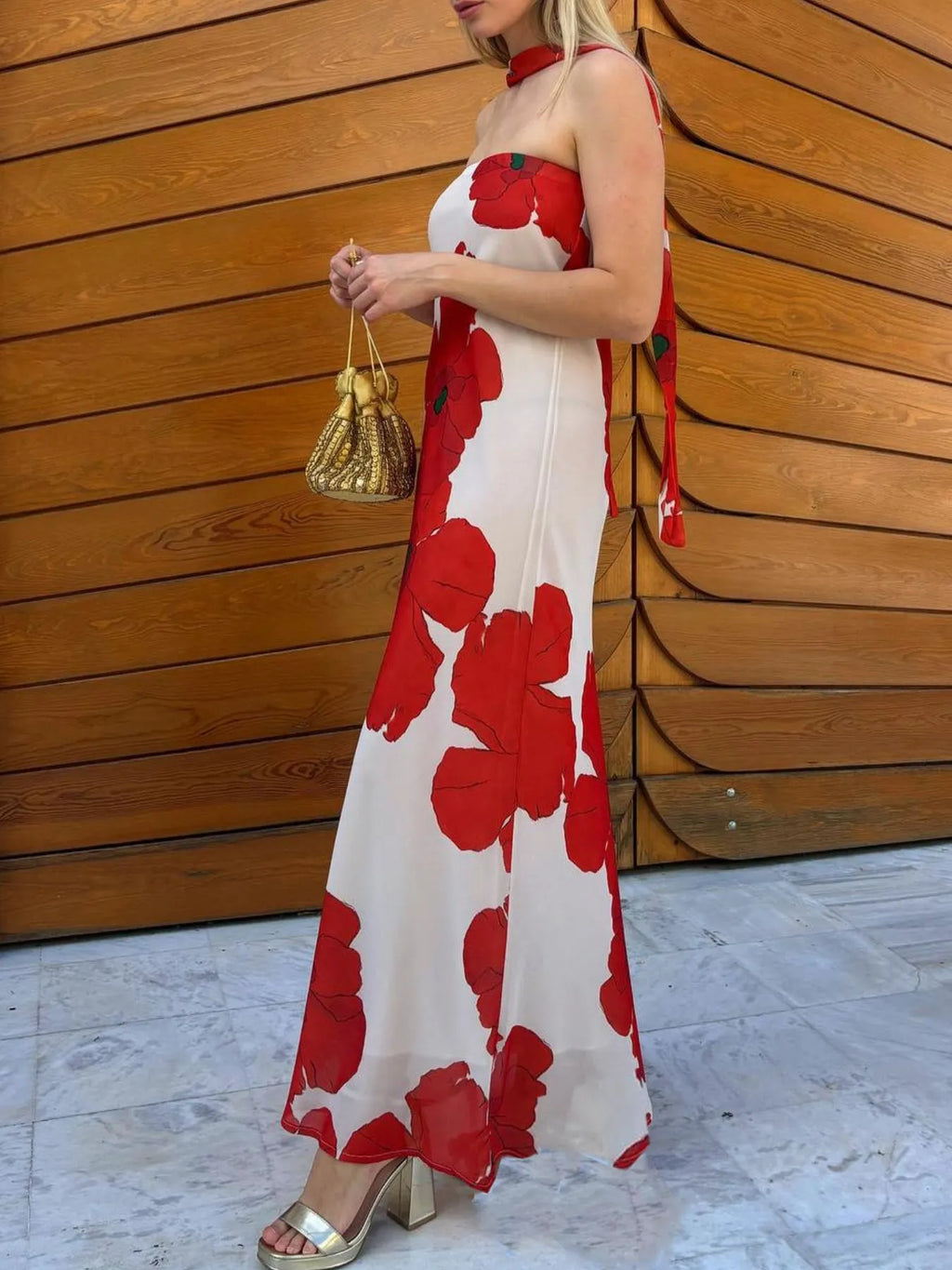 Printed Tube Maxi Dress (15)