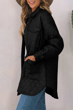 Snap Down Collared Winter Coat (18)