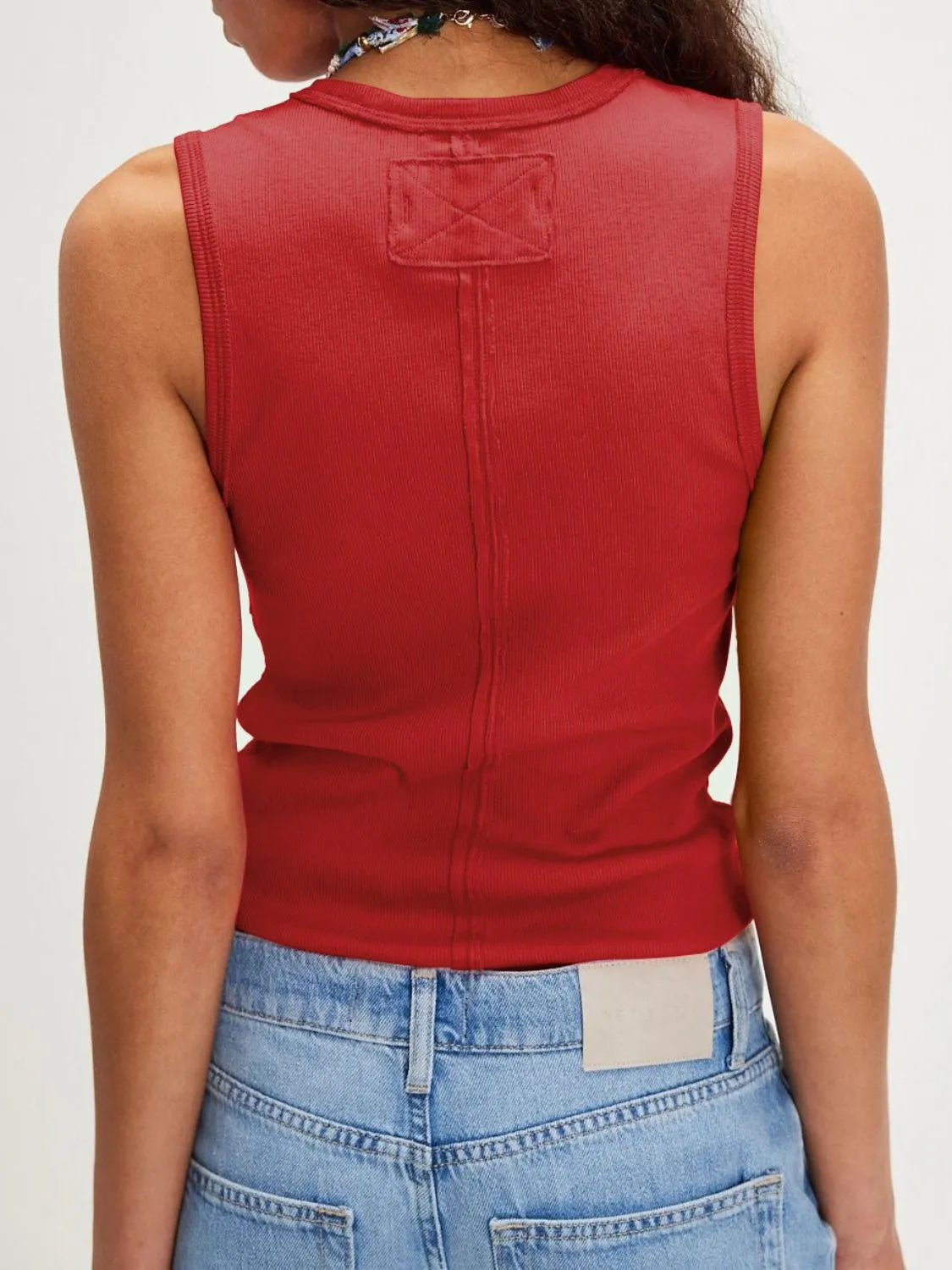 V-neck Wide Strap Tank (19)