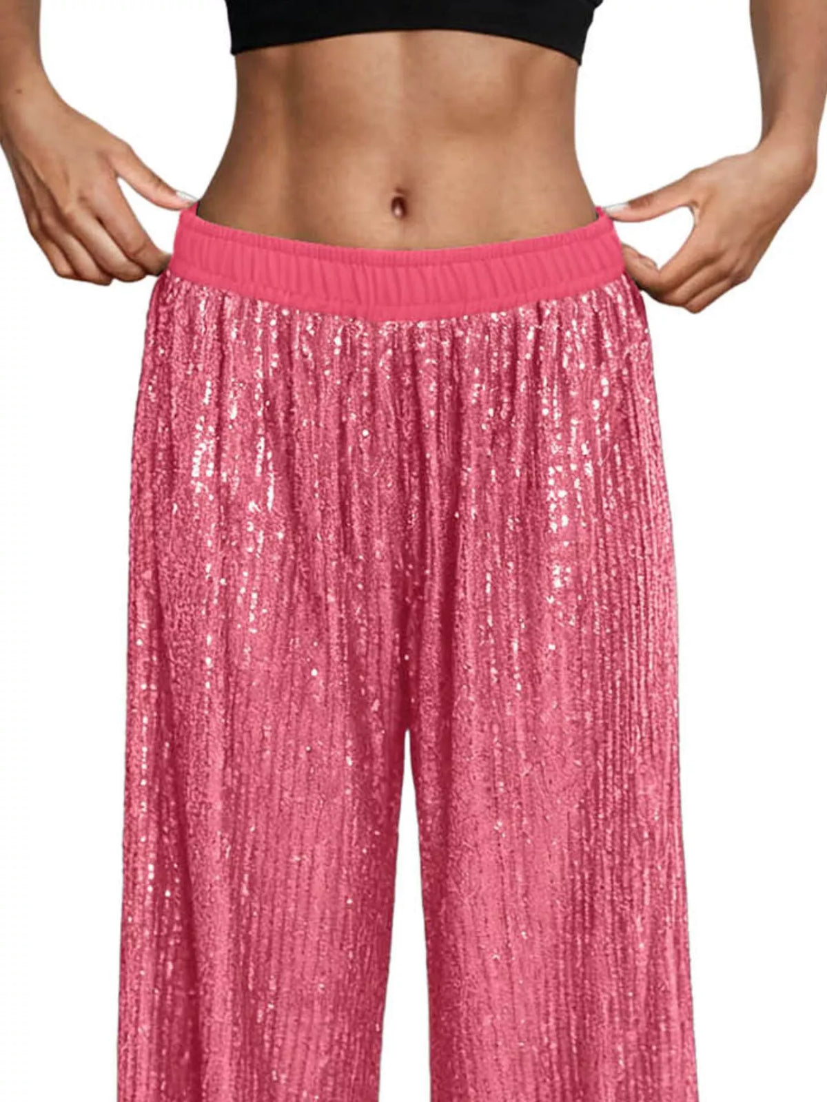 Sequin Wide-leg Pants (23)