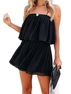 Ruched Spaghetti Strap Romper (6)