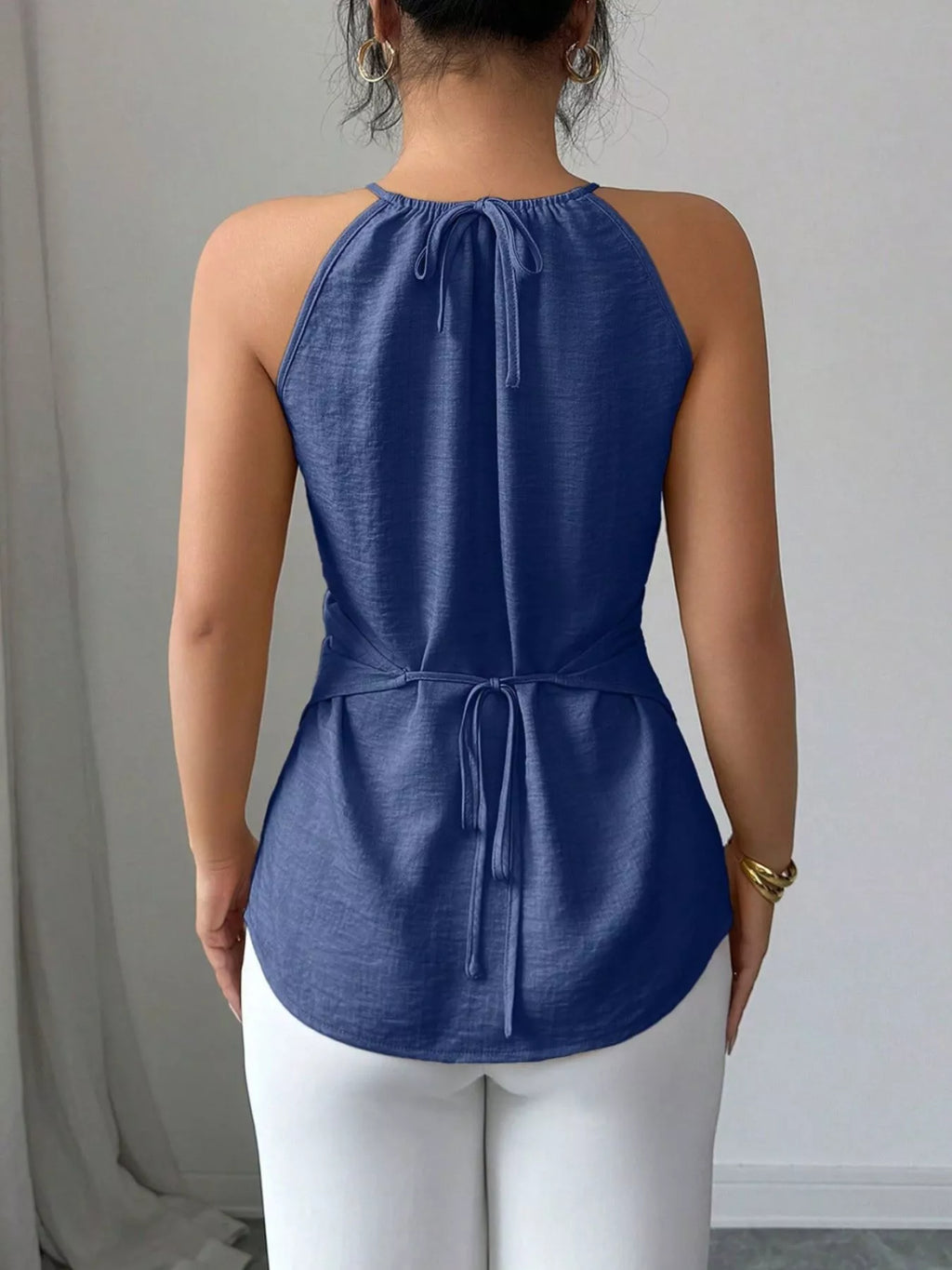 Halter Neck Crisscross Cami (16)
