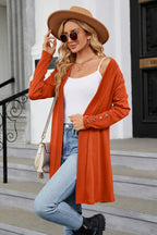 Long Sleeve Open Front Cardigan (2)