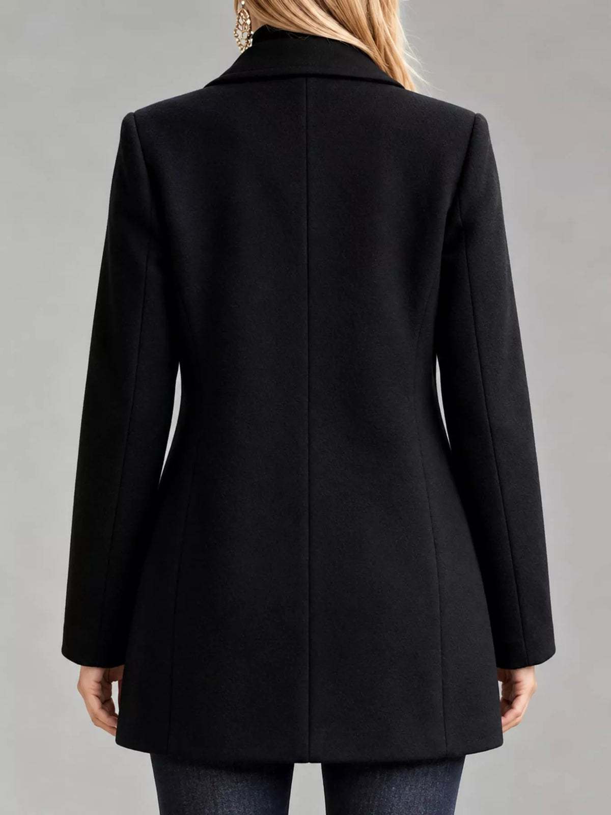 Single-breasted Longline Coat (3)