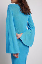 Bell Sleeve Slim Knitted Dress photo 8