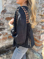 Full Size Embroidered Open Front Cardigan Plus (9)