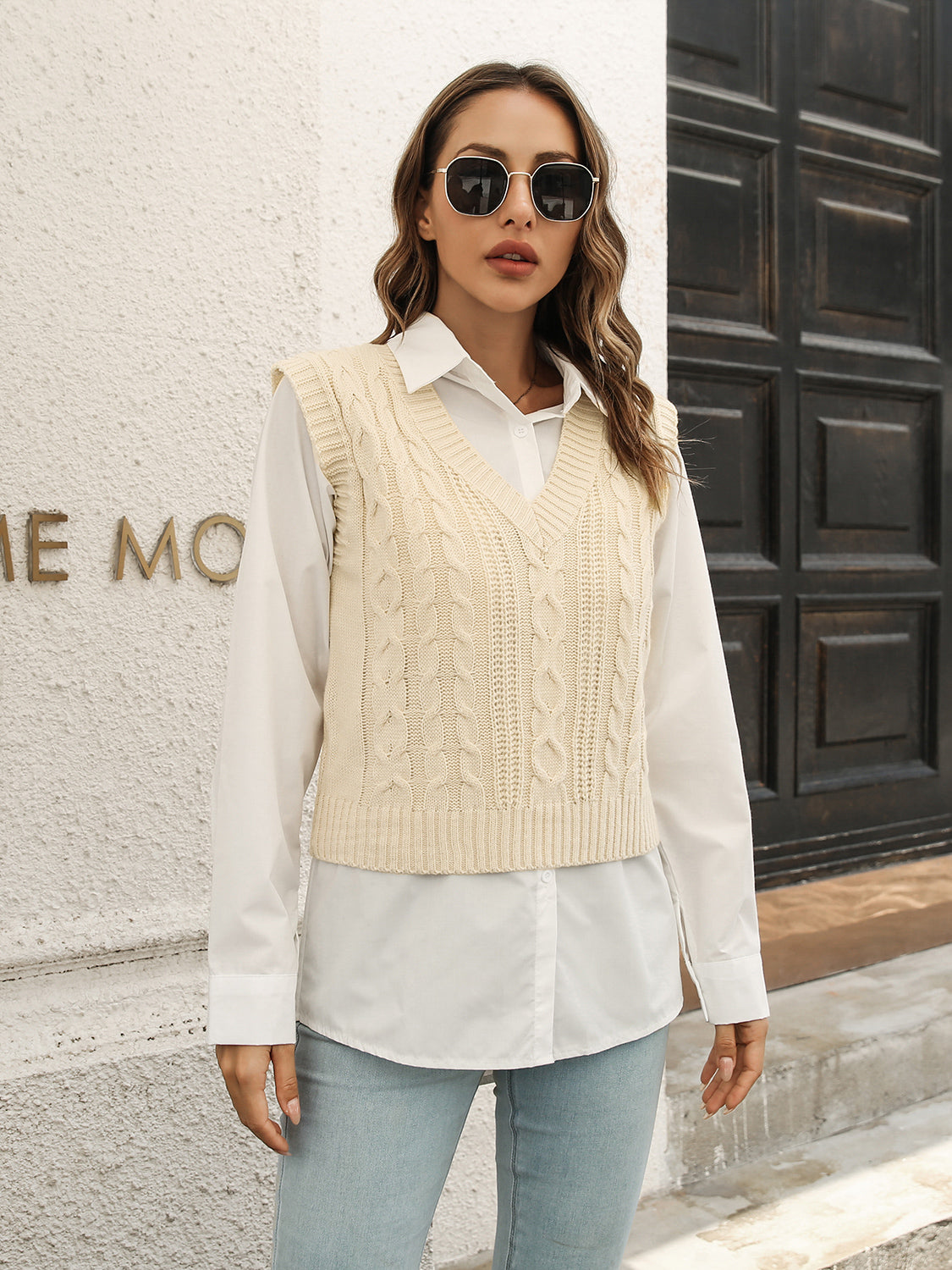 Urban V-neck Sweater Vest