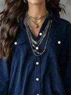 Casual Linen Shirt Dress Pockets (11)