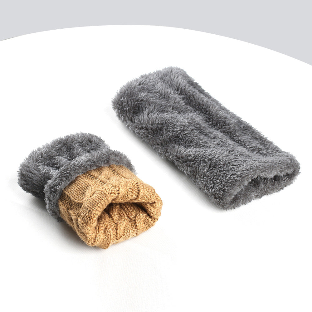 Winter Plush Knitted Gloves photo 4