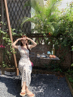 Polka Dot Brace Dress photo 9