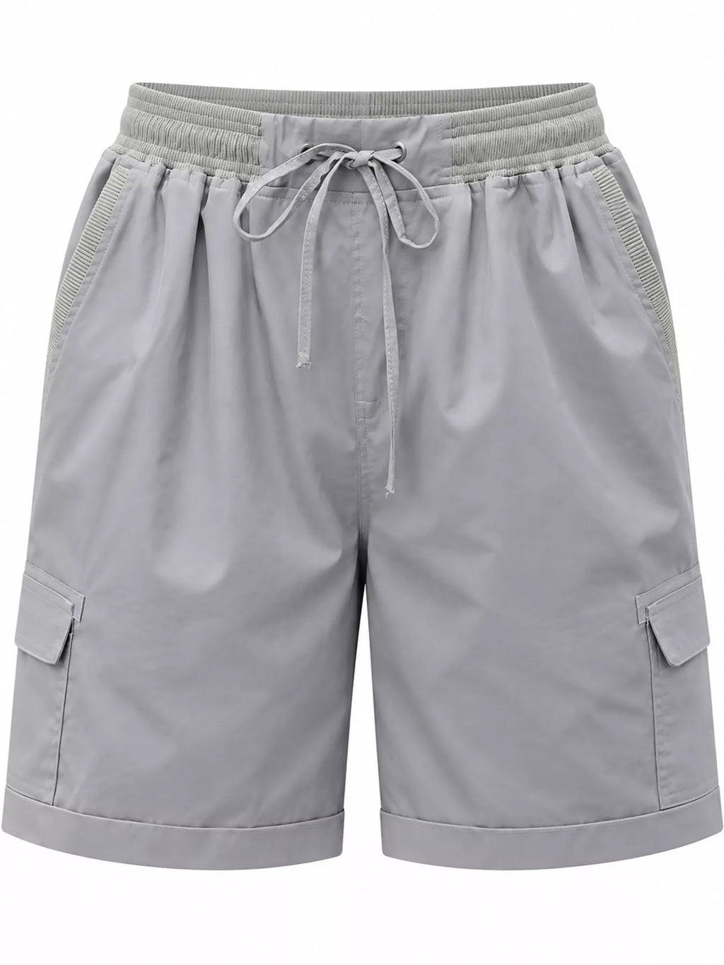 Full Size Drawstring Cargo Shorts Plus (67)
