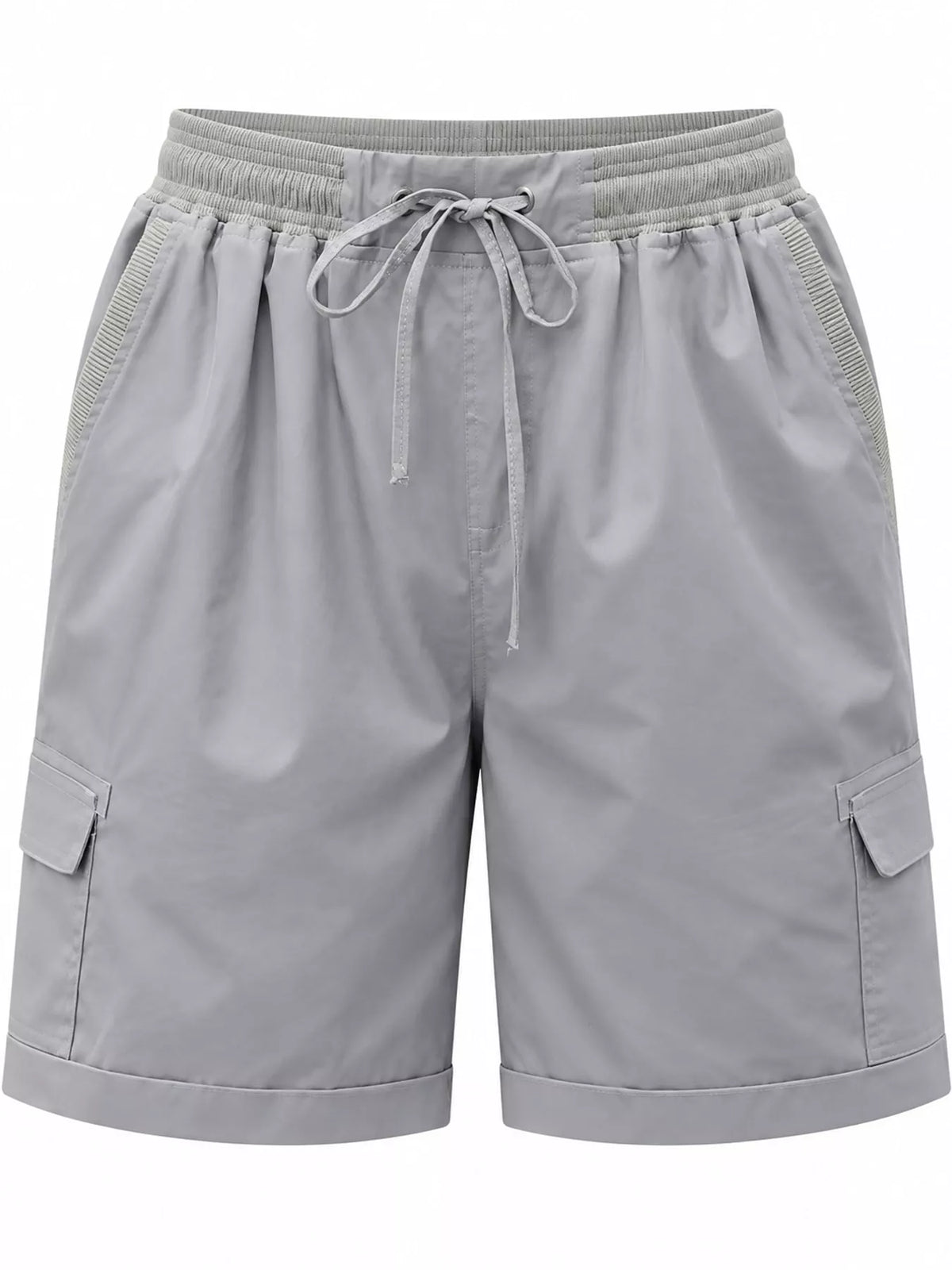 Full Size Drawstring Cargo Shorts Plus (67)
