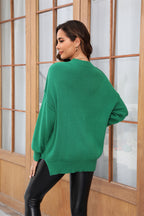Round Neck Long Sleeve Sweater (3)
