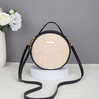 Cute Minimalist Straw Bag Woven Round variant CJNS270054801AZ