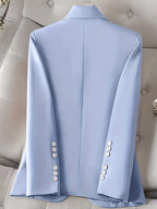 Single-button Long Sleeve Blazer (5)