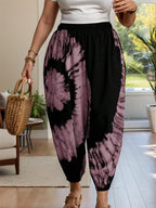 Tie-dye Elastic Waist Pants