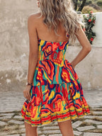 Paisley Print Halter Neck Mini Dress (16)