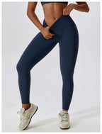 Quick-drying Nude Feel Hip Raise Yoga Pants Outdoor Leggings photo 5