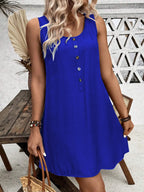 Full Size Round Neck Wide Strap Dress Plus (9)