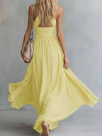 Crisscross Back Ruched Maxi Dress (10)