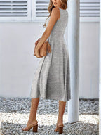 Sleeveless A-line Midi Dress (25)