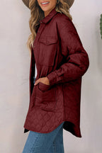 Snap Down Collared Winter Coat (20)