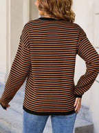 Striped Round Neck Sweater (5)