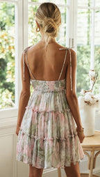 Vacation Print Slip Dress photo 6
