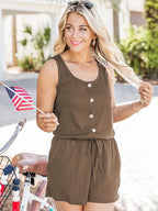 Scoop Neck Wide Strap Romper Pockets (13)
