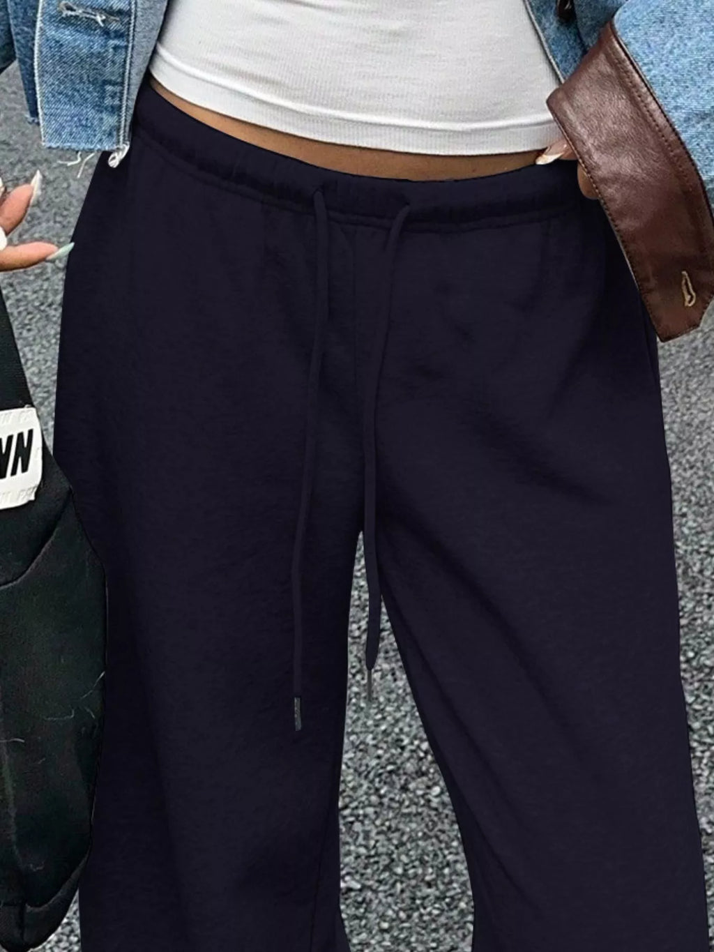 Wide Leg Drawstring Sweatpants (10)