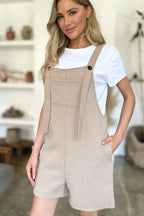 Full Size Texture Sleeveless Romper (5)