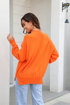 Round Neck Long Sleeve Sweater (5)