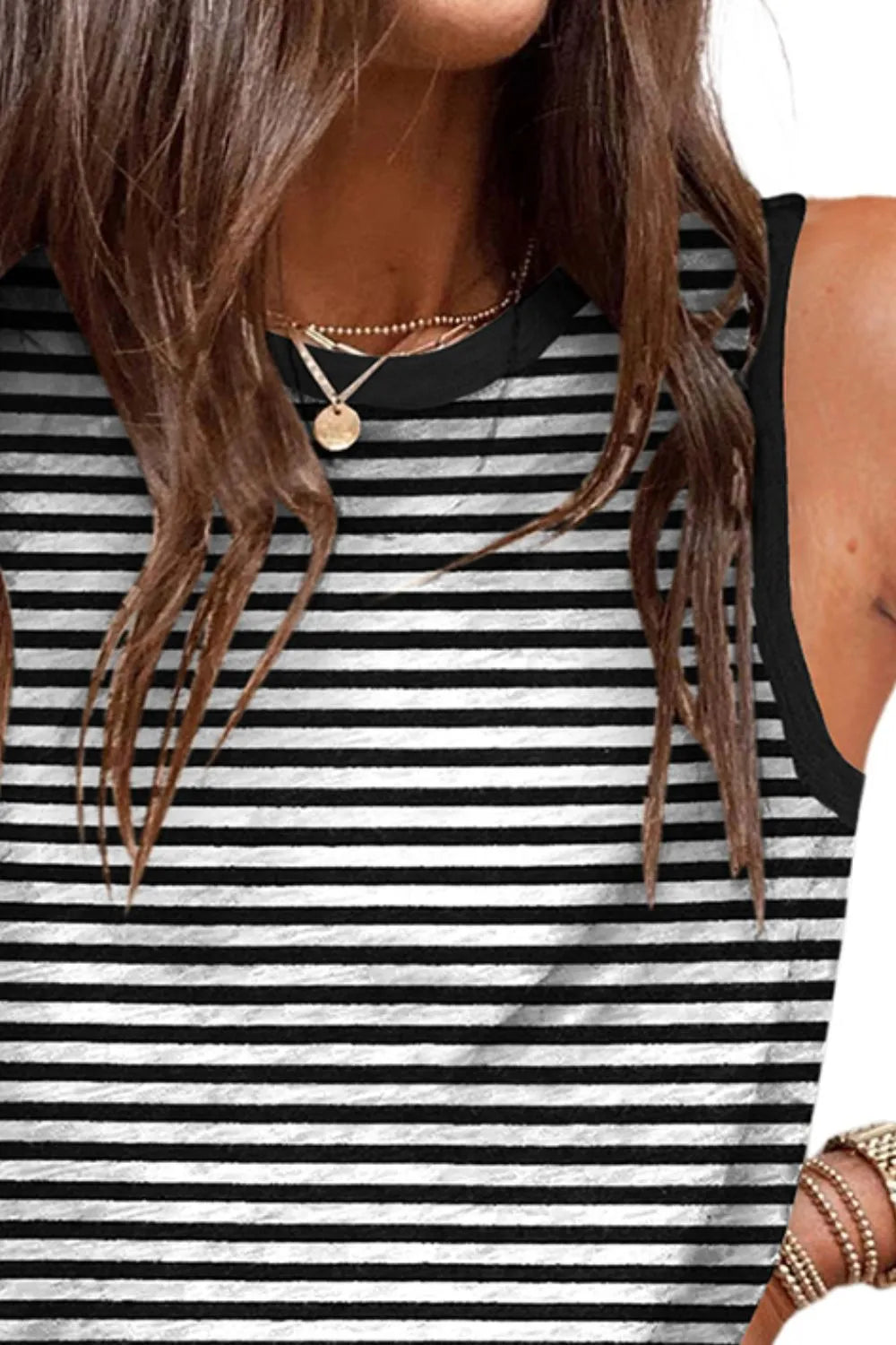 Printed Round Neck Tank (9)