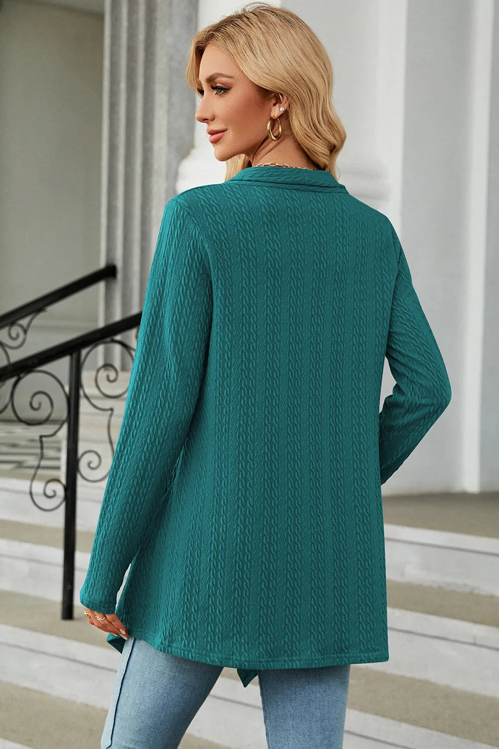 Open Front Long Sleeve Cardigan (12)